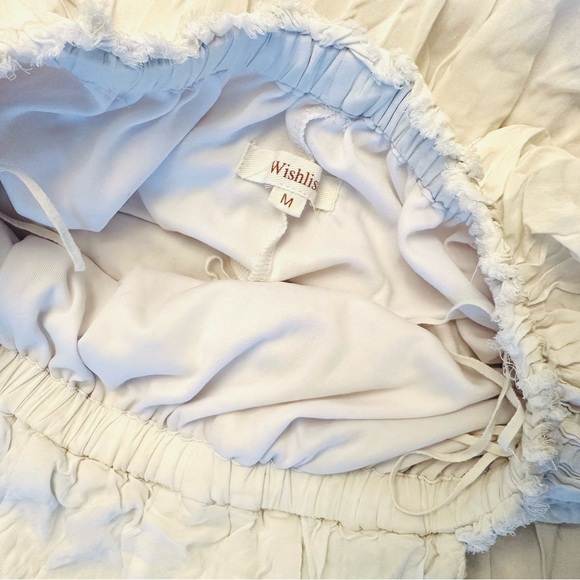 Saved by the Dress MAXI DRESS WITH OPEN BACK AND FRAYED HEM Womens Medium - Picture 9 of 11